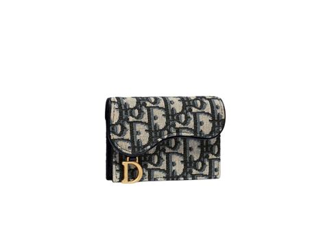 black and blue car holder dior|Saddle Magnetic Card Holder Black Dior Oblique Jacquard and .